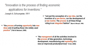definitions of innovation